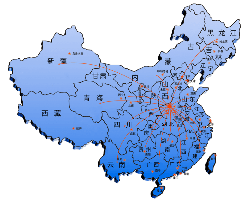 全国合作分布